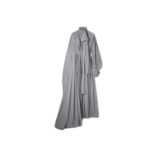 BALENCIAGA Silver Женские Длинные Рукава Платья