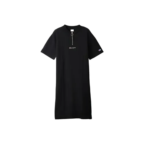 Champion Прямое платье Версия для Японии Черный