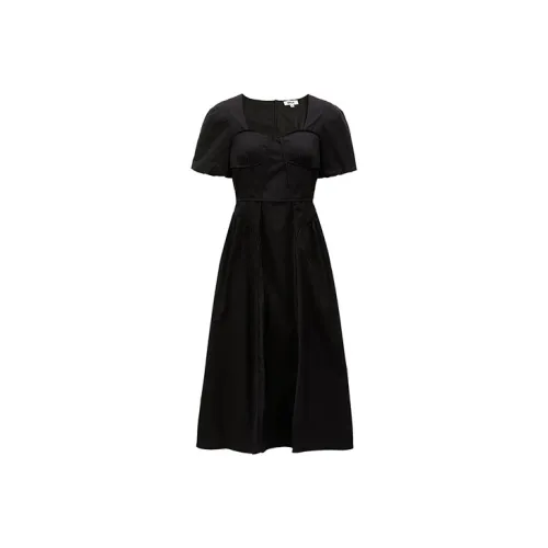 Only Black Женские Короткие Платья с Рукавами