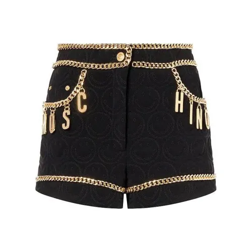 MOSCHINO Черные Женские Повседневные Шорты