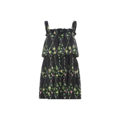 MSGM Черные Женские Слиплатья