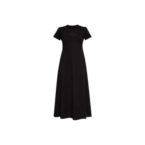 DIESEL Короткий рукав Платье Женское Черное