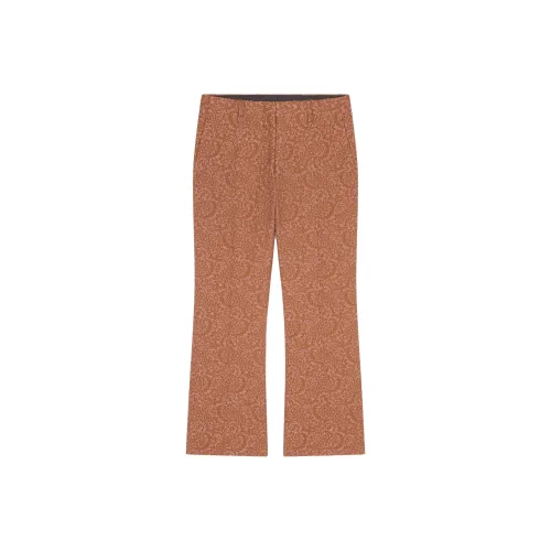 DRIES VAN NOTEN Миндально-бежевые Женские Повседневные Брюки