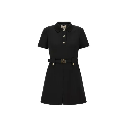 MIU MIU Короткий рукав Платье Женское Черное