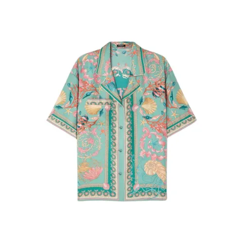 VERSACE Barocco Рубашка Женская Зеленая