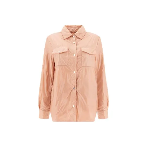 HERNO Пуховик Женский Оранжевый