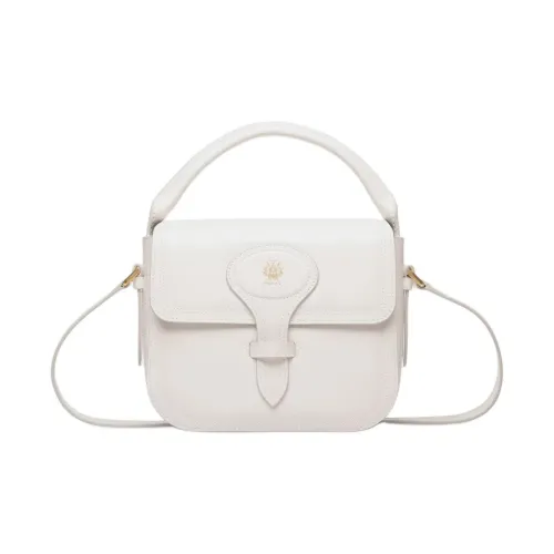 BALLY Beckett Брушированная Телячья Кожа Одно Плечо Сумка Мини Женская Белая