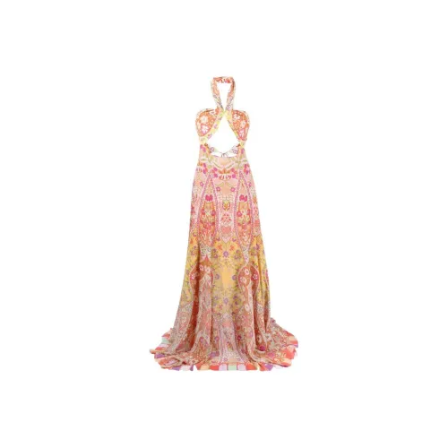 ETRO Имбирно-желтые Женские Платья без рукавов