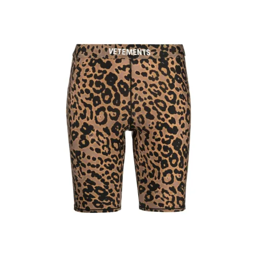 Vetements Коричневые Женские Повседневные шорты