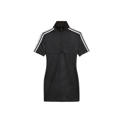 Adidas Originals x FIORUCCI Короткий рукав Платье Женское Черное
