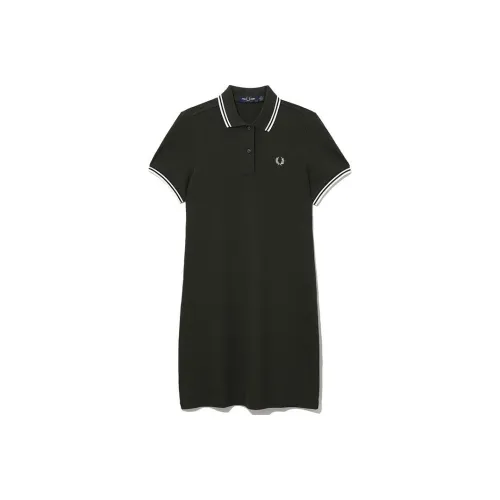 FRED PERRY Женские Платья с Коротким Рукавом