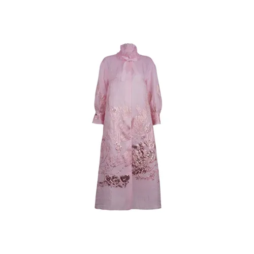 SHIATZY CHEN Red Женские Длинные Рукава Платья