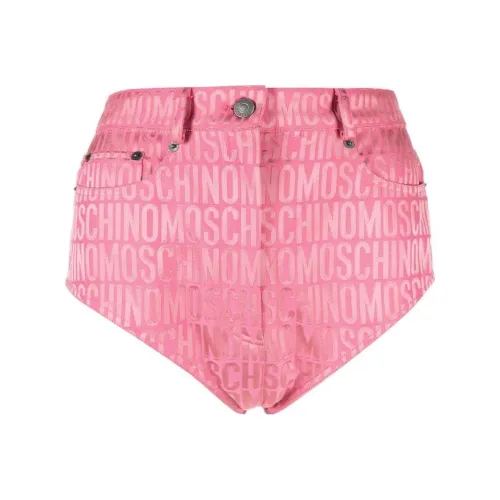 MOSCHINO Розовые Женские Повседневные Шорты