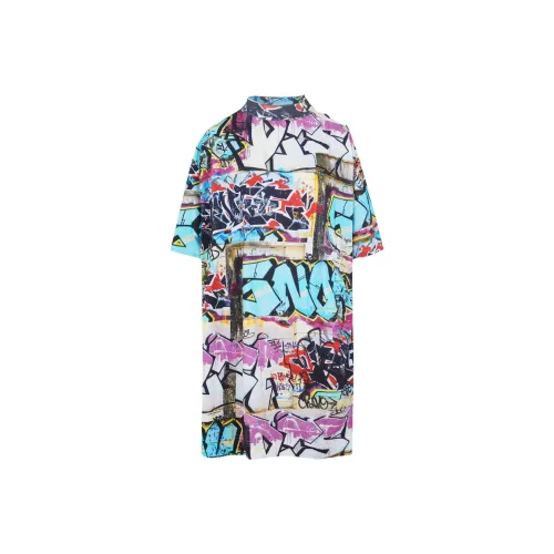 Vivienne Westwood Многоцветные Женские Короткие Платья с Рукавами