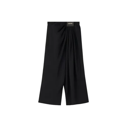 LOEWE Черные Женские Повседневные Брюки