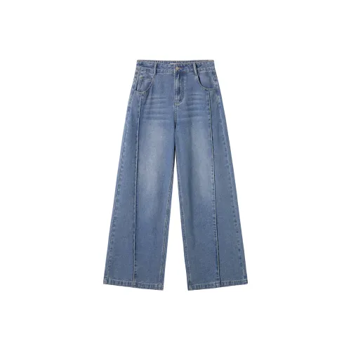 DIALOGUE Джинсы Женские Джинсовый синий