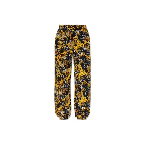 VERSACE JEANS COUTURE Черные Женские Вязаные Спортивные Брюки