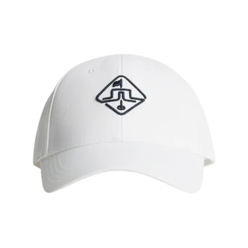 J.Lindeberg Cotton Twill Metal Caps Men's White