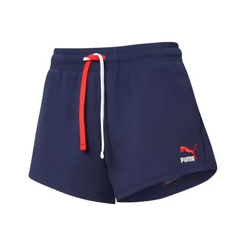 PUMA Твидовый синий Женские Повседневные шорты