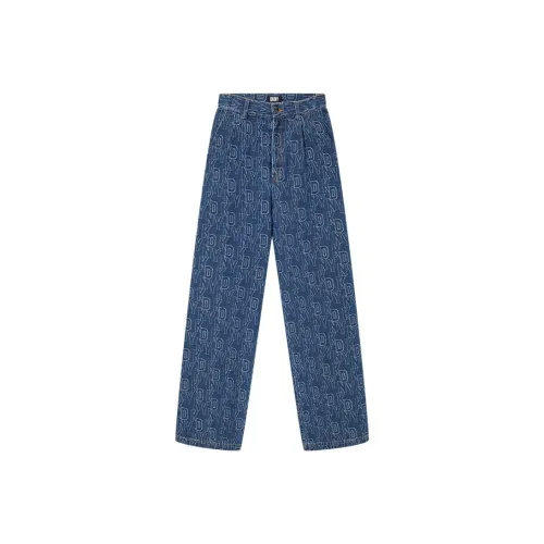 DKNY Темно-синие джинсы для женщин