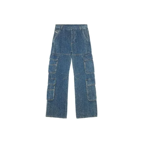 DIESEL D CARGO Синие Женские Джинсы
