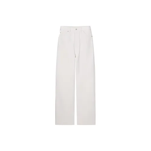 UNIQLO Белые Женские Джинсы