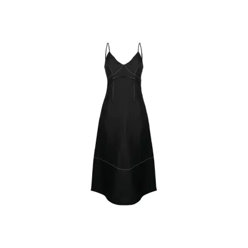 JIL SANDER Черные Женские Слиплатья