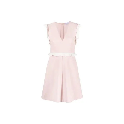 RED VALENTINO Светло-розовые Женские Платья без рукавов