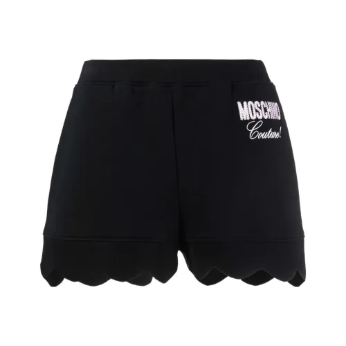 MOSCHINO Черные Женские Повседневные Шорты