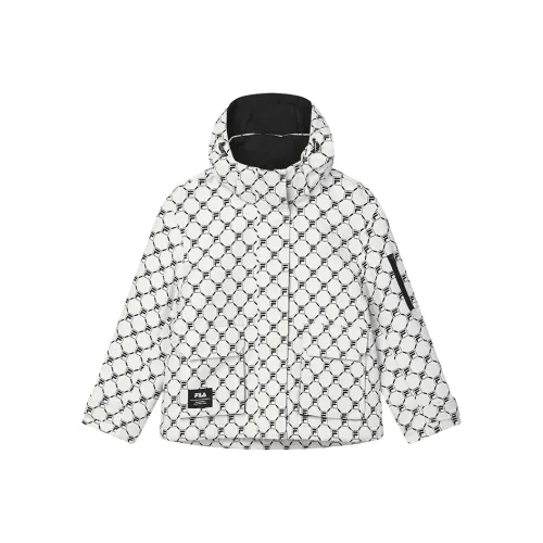 FILA SS25 Хлопковый пуховик Женский Cloud White