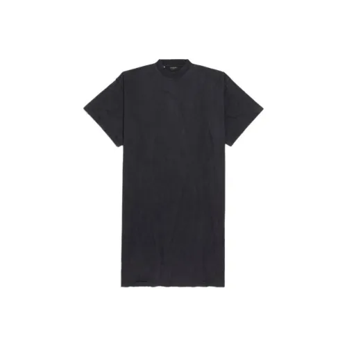 Balenciaga Короткий рукав Платье Женское Черное