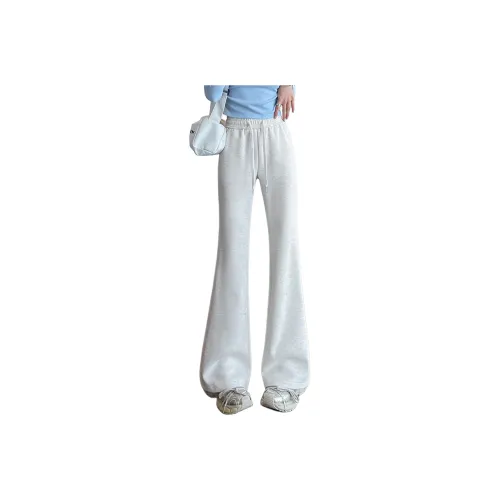 SITOL Повседневные брюки Женские льняная ткань белый