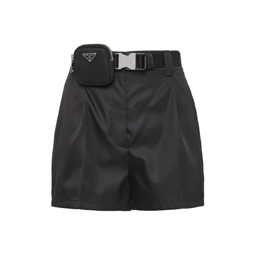 PRADA Повседневные шорты Женские Черные