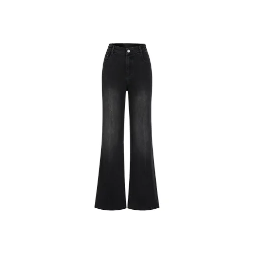 JZ. ANNAKRO Джинсы Женские Черный Серый