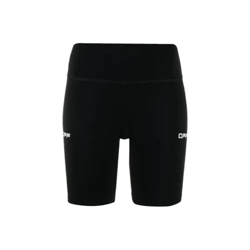 Off Белый SS21 Черный Женские Повседневные шорты