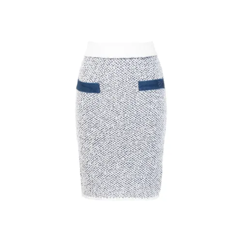 KARL LAGERFELD / Karl Lagerfeld Jeans Индиго Женские Вязаные Длинные Юбки