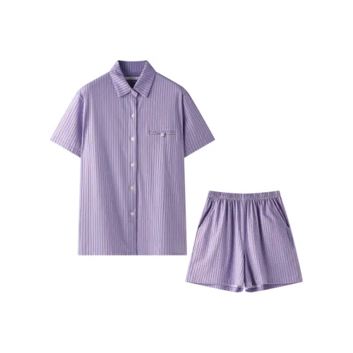 MEITENG Пижамный комплект женский фиолетовый