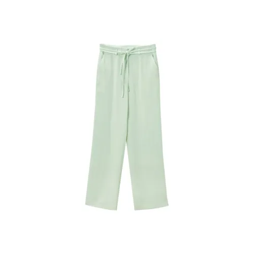 OVV Мятно-зеленый Однотонный 11 Женские Костюмные Брюки
