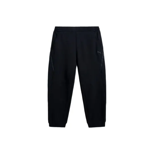 PUMA Active Double Knit Jogger PT Вязаные тренировочные брюки Женские Черные