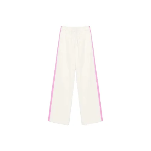 MSGM Светло-бежевые Женские Повседневные Брюки