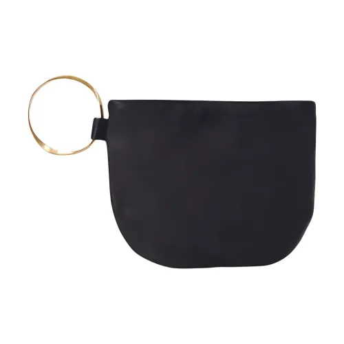 THE ROW Sheepskin Clutch Women's Black