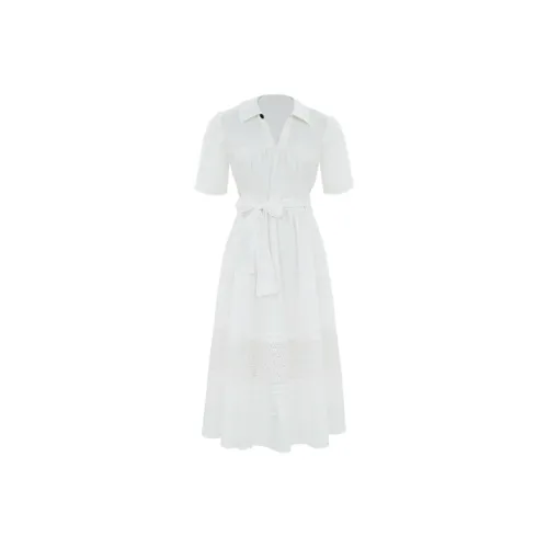 Even Vintage А-линия Юбка Платье Женское Белое