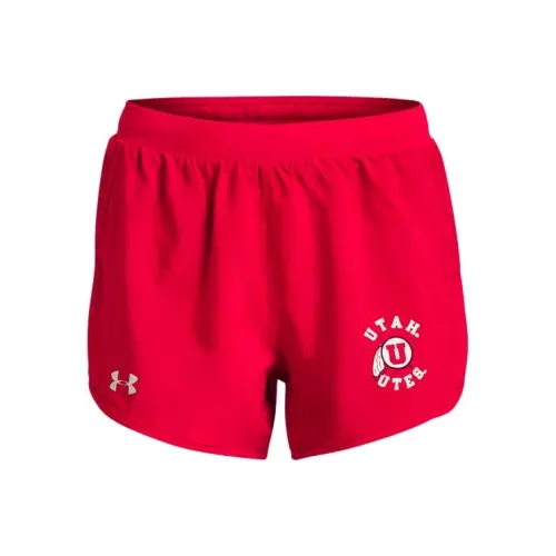 Under Armour Red Женские Повседневные шорты