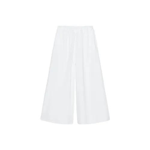 ZARA Белые Женские Повседневные Брюки