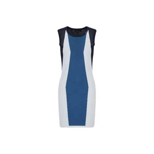 ARMANI EXCHANGEAE SS22 Sleeveless Dress Women's Dark Blue ARMANI EXCHANGEAE SS22 Без рукавов Платье Женское Темно-синий