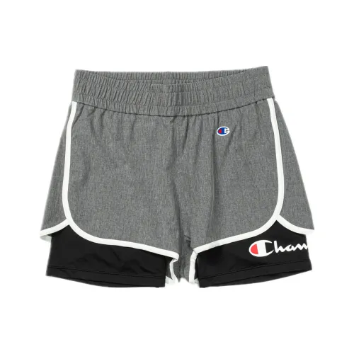 Champion Светло-серые Женские Повседневные Шорты