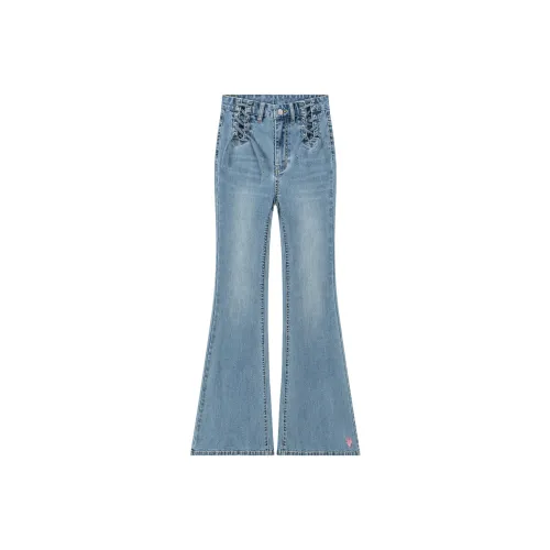 CHUU Джинсовый синий Женские джинсы