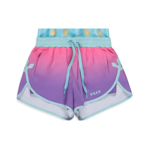 Li NING X League Of Legends Pool Party Co Branded Series Повседневные шорты Женские