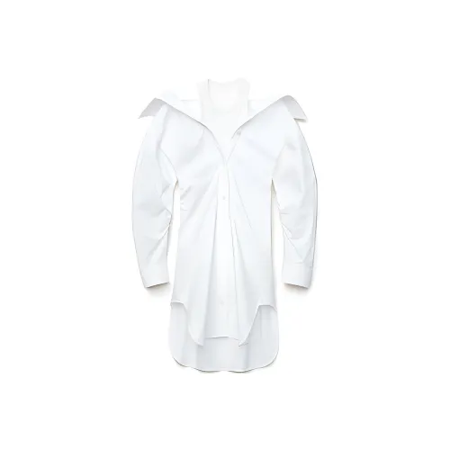 Alexander Wang Белый Женские Длинные Платья с Длинными Рукавами