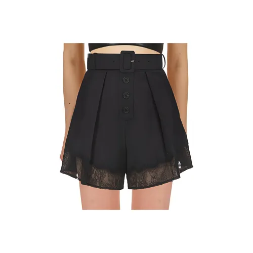 Self Портрет Черные Женские Повседневные шорты